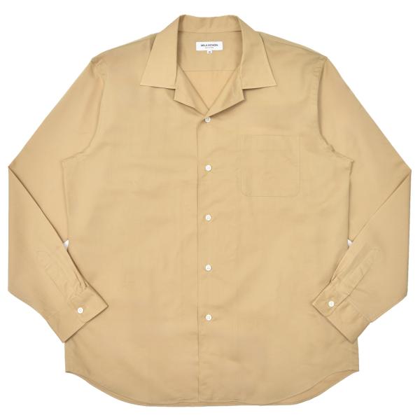 MILA SCHON MILANO（ミラ ショーン ミラノ）コットンシルクツイルオープンカラーシャツ...