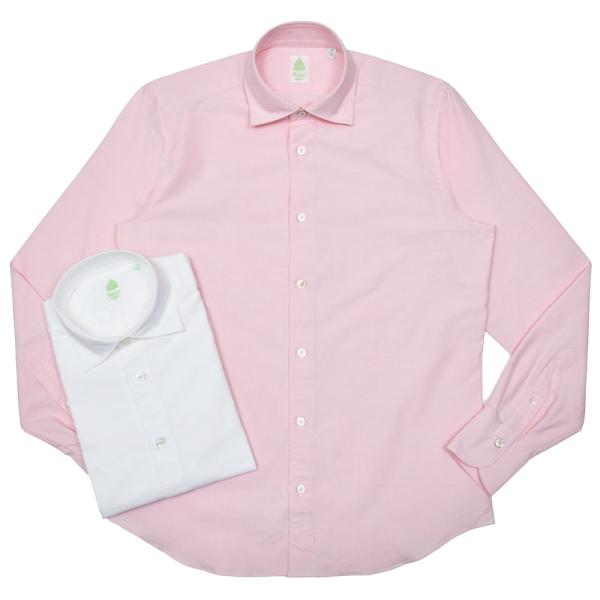 Finamore（フィナモレ）LUIGIルイジ/BALIバーリ コットンオックスフォードワイドカラー...