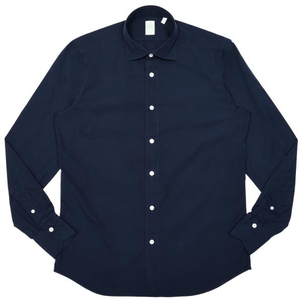 Finamore（フィナモレ）LUIGIルイジ/BALIバーリ 120/2ポプリンワイドカラーシャツ...