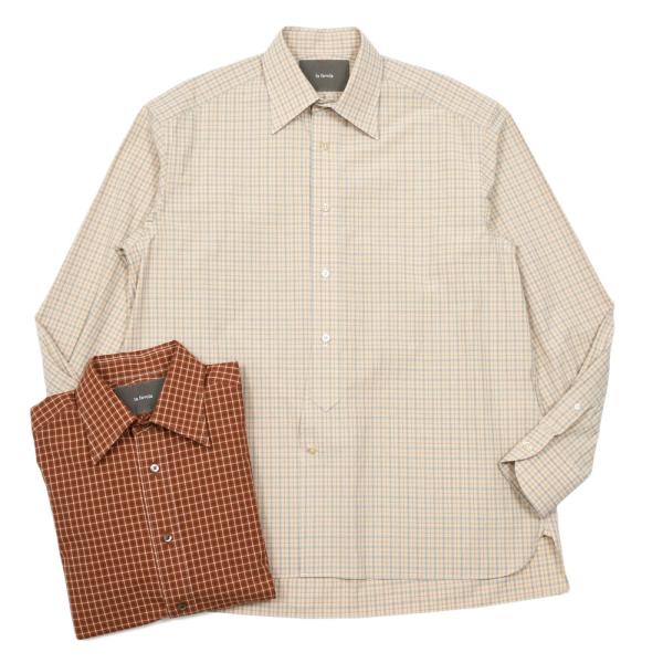 【SALE30】la favola（ラファーヴォラ）コットンチェックシャツ BIG SHIRT S1...