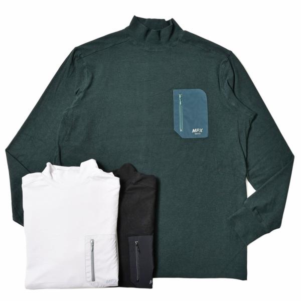 MPX mando（エムピーエックス マンド）アクリルレーヨンフリースモックネックカットソー MPX...