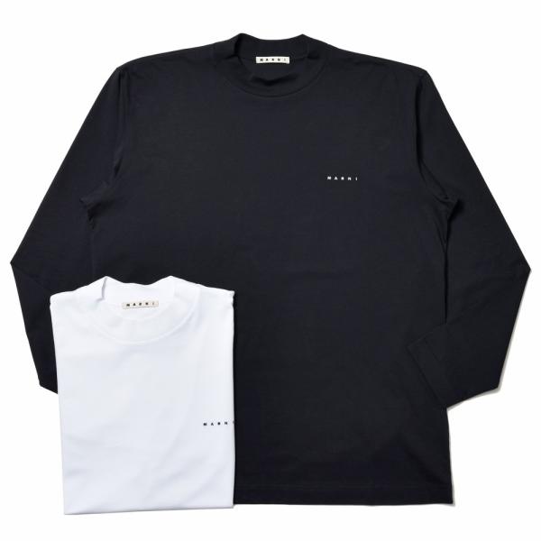 MARNI（マルニ）コットンハイネックL/Sロゴカットソー HUMU0242X0 UTCZ57 12...