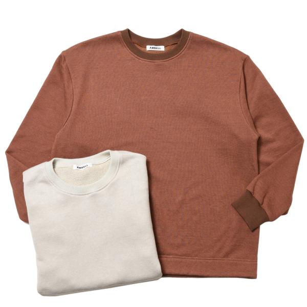 AMBELL(アンベル) コットンリネンクルーネックスウェット 00021(1) 120314001...