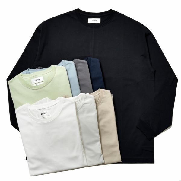 balcone pine（バルコーネ パイン）コットンジャージークルーネックL/Sカットソー MT1...