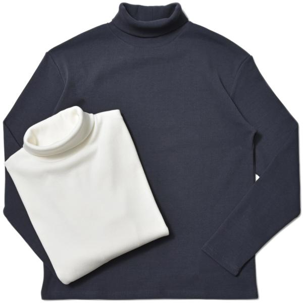 Bonfil（ボンフィル）コットンヘヴィーフライスタートルネックカットソー BON-7 120420...