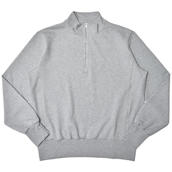 ELACIO（エラシオ）Cherシェール コットンスタンドカラーハーフジップスウェット 120420...