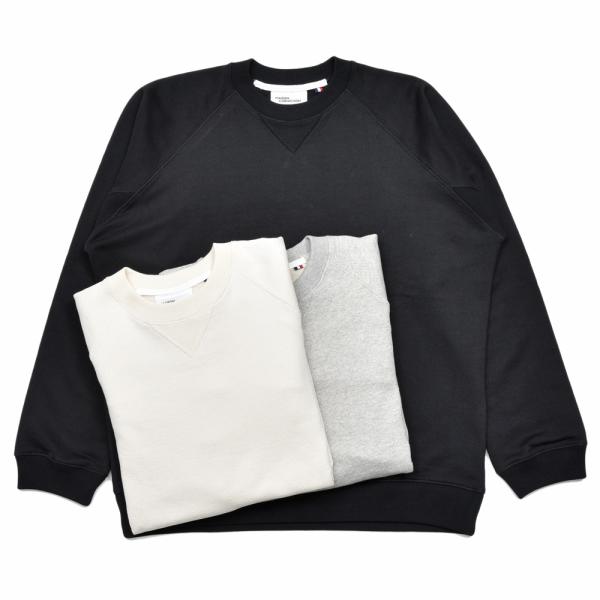 MAISON CORNICHON（メゾン コルニション)コットンクルーネックスウェット 120424...