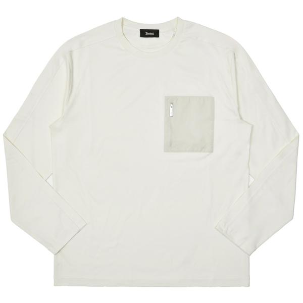 Laminar（ラミナー）マーセライズドコットンジャージクルーネックカットソー JG00071UL-...