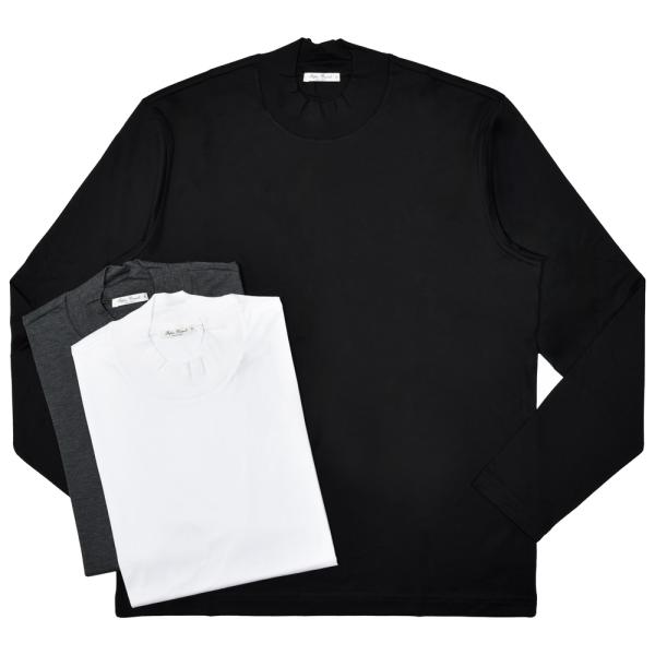 Stefan Brandt（シュテファン ブラント）コットンフライスL/Sモックネックカットソー E...