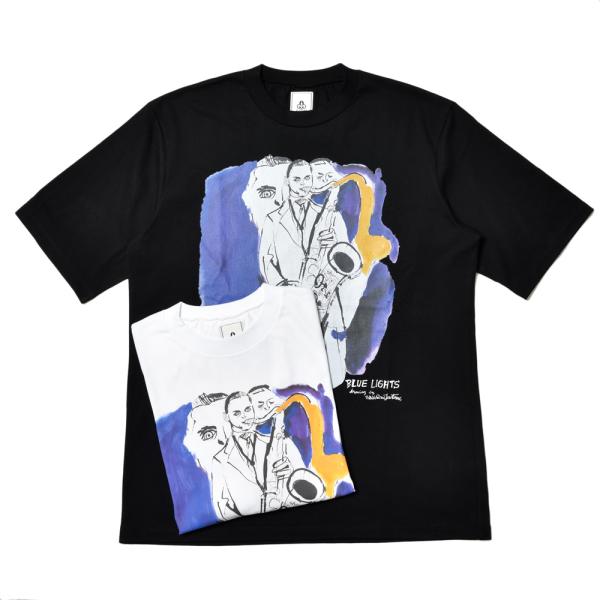 mando（マンド）BLUE LIGHTS コットンプリントクルーネックS/Sカットソー 24196...