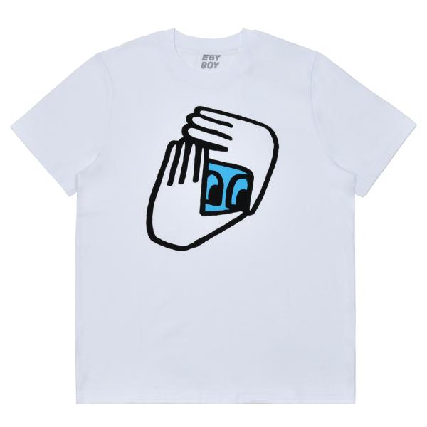 EGYBOY（エギーボーイ）コットンプリントクルーネックS/Sカットソー EB25219055 12...