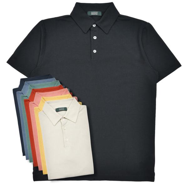 ZANONE（ザノーネ）アイスコットンクレープS/Sポロ POLO MC/SLIM FIT/8151...