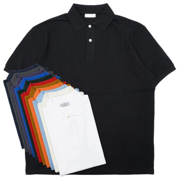 ELACIO（エラシオ）ORGEオルジュ コットン鹿の子S/Sポロ 12161000020