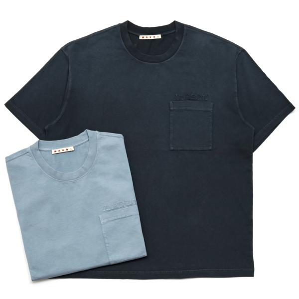 MARNI（マルニ）コットンクルーネックS/Sカットソー HUMU0358GX USCY94 121...