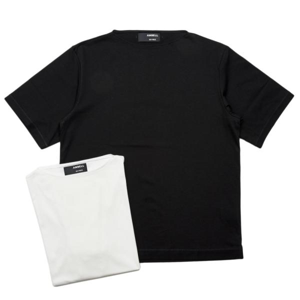 AMBELL(アンベル)KEY PIECE コットンボートネックS/Sカットソー 00134(2) ...