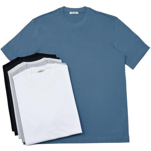 Stefan Brandt（シュテファン ブラント）コットンシングルジャージS/Sクルーネックカット...