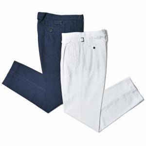 INCOTEX SLACKS（インコテックス スラックス）REGULAR FIT コットンギャバジン2インプリーツサイドアジャスターテーパードパンツ 10S193-60606/11505｜guji