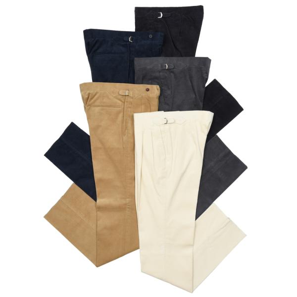 IGARASHI TROUSERS（五十嵐トラウザーズ）コットンコーデュロイサイドアジャスター2プリ...