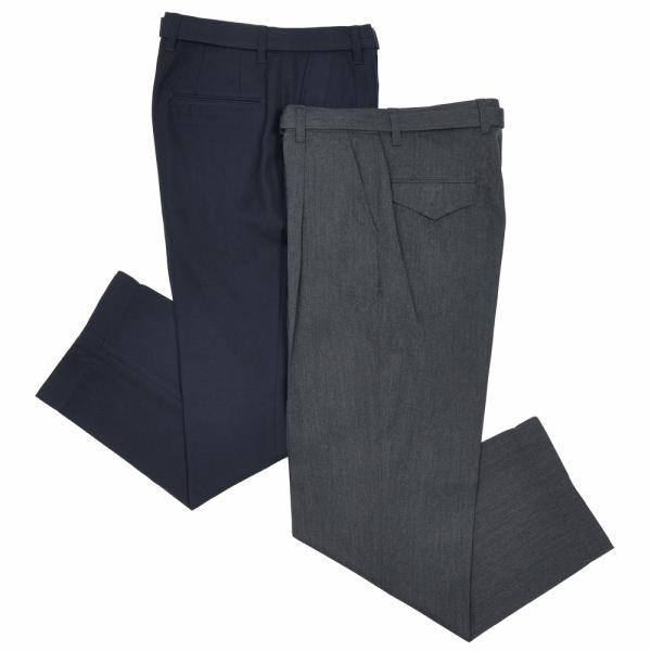 MILA SCHON MILANO（ミラ ショーン ミラノ）ウールサージステッチクリース1プリーツパ...