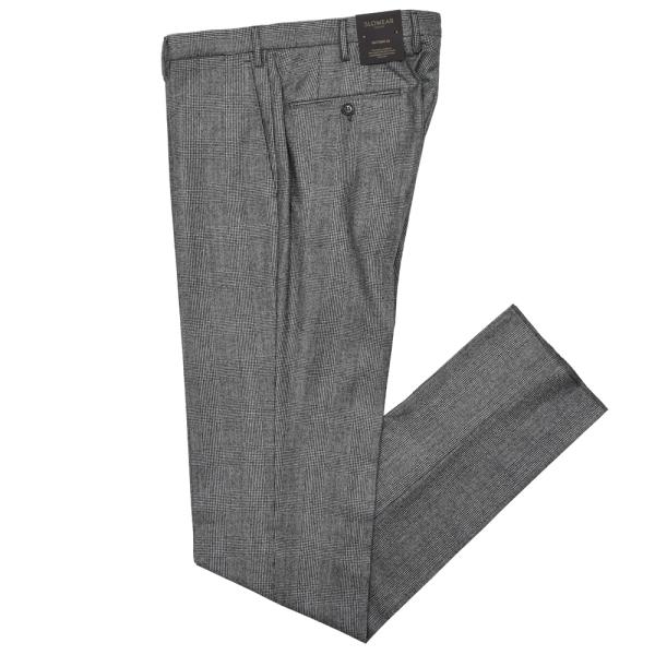 INCOTEX（インコテックス）ウールサキソニーグレンチェックパンツ / テーパード / 35 13...