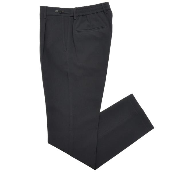 BERWICH（ベルウィッチ）BERTOベルト テックジャージ1プリーツバックシャーリングテーパード...