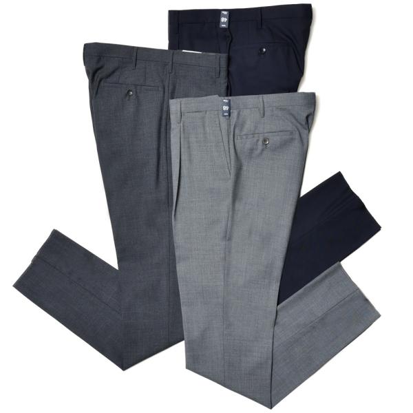 Rota（ロータ）ウールトロピカル1プリーツテーパードパンツ 13061202059