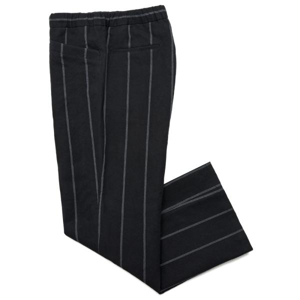 mando（マンド)リネンコットンストライプフレアパンツ 26198-006 13061400037