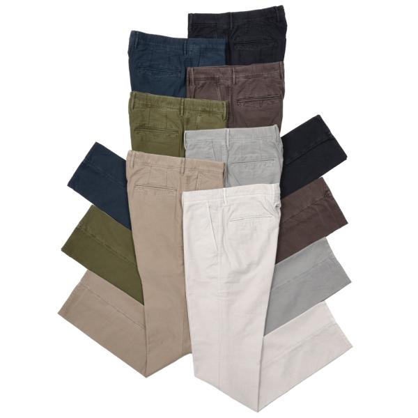 INCOTEX SLACKS（インコテックス スラックス）SLIM FIT ガーメントダイオーガニッ...