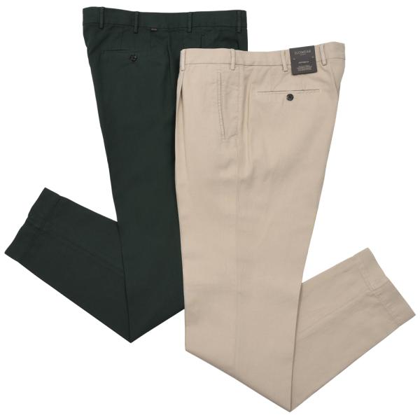 INCOTEX（インコテックス）TAPERED FIT ウォッシャブルコットンリネンギャバジン1プリ...