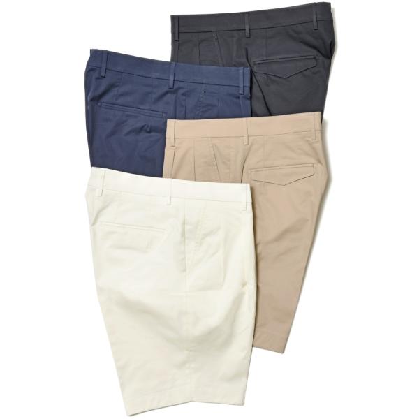 BERWICH（ベルウィッチ）GUJI SHORTグジショーツ ストレッチコットンツイル2プリーツシ...