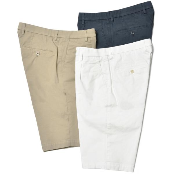 GTA（ジーティーアー）ガーメントダイストレッチコットンツイル1プリーツショーツ NIKKO 01 ...