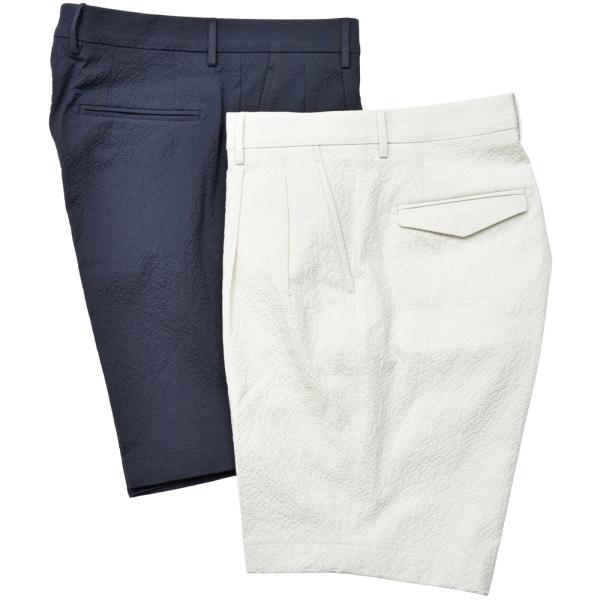 BERWICH（ベルウィッチ）GUJI SHORTグジショーツ コットンストレッチシアサッカー2プリ...