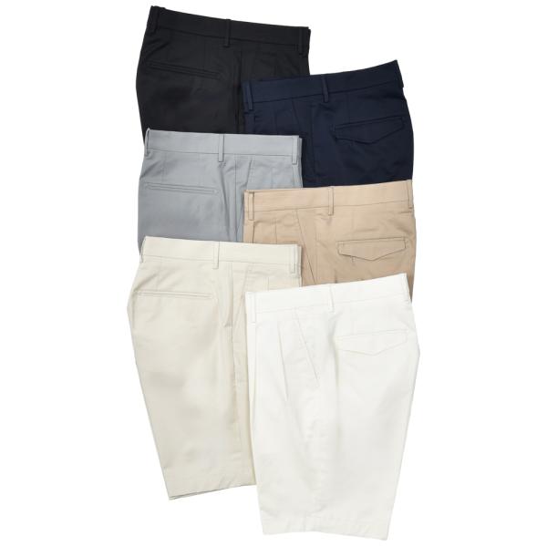 BERWICH（ベルウィッチ）GUJI SHORTグジショーツ ストレッチコットンツイル2プリーツシ...