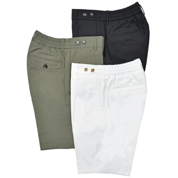 BERWICH（ベルウィッチ）BERTOベルト コットンナイロン1プリーツバックシャーリングショート...