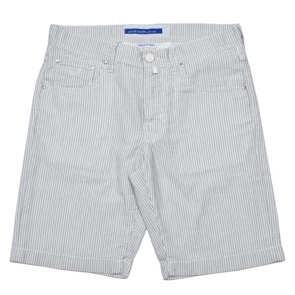 JACOB COHEN（ヤコブコーエン）NICOLASニコラス コットンリネンストライプショーツ 2...
