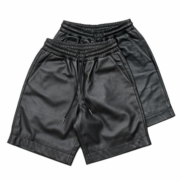 A.M LONDON（エーエム ロンドン）ナッパレザーショーツ 13161400172