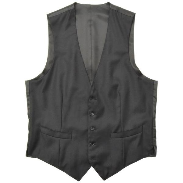 guji（グジ）SUPER130'sウールギャバジンソリッドジレ(MADE BY RING JACK...