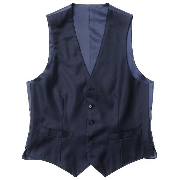 guji（グジ）SUPER130'sウールギャバジンソリッドジレ (MADE BY RING JAC...