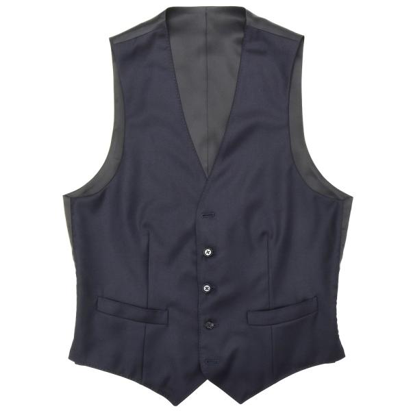 guji（グジ）SUPER130'sウールギャバジンソリッドジレ(MADE BY RING JACK...