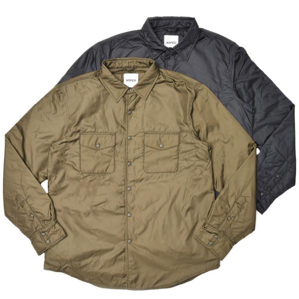 ASPESI（アスペジ）パデッドナイロンCPOシャツ 04921II0297961 14002002...