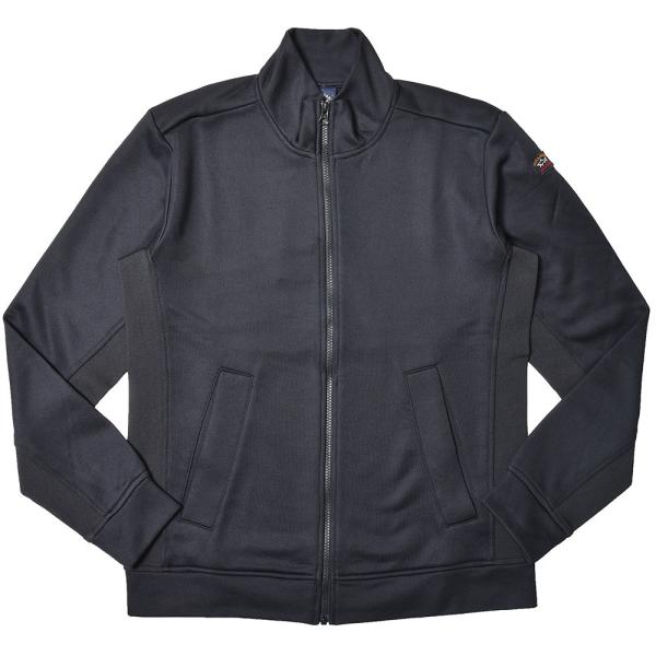 PAUL &amp; SHARK（ポール アンド シャーク）コットンポリエステルジャージスタンドカラージップ...