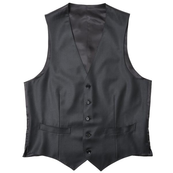 guji（グジ）SUPER150'sウールギャバジンソリッドジレ(MADE BY RING JACK...