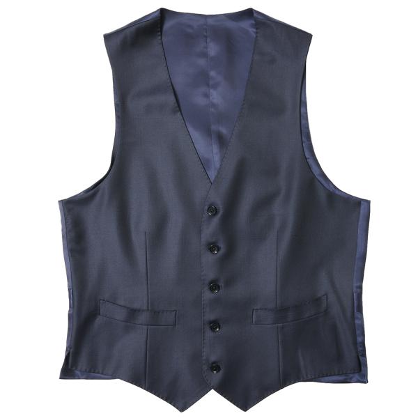 guji（グジ）SUPER150'sウールギャバジンソリッドジレ(MADE BY RING JACK...