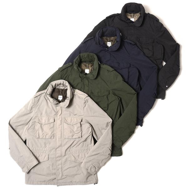 ASPESI（アスペジ）ガーメントダイポリナイロンM65フィールドジャケット(デタッチャブルパデッド...