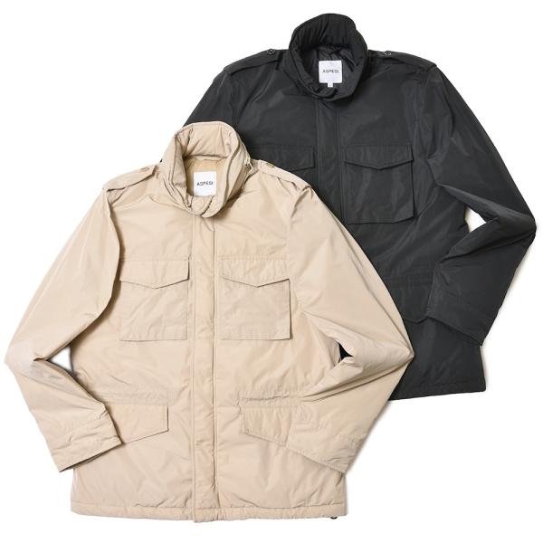 ASPESI（アスペジ）ポリエステルパデッドM65フィールドジャケット MINIFIELD VENT...