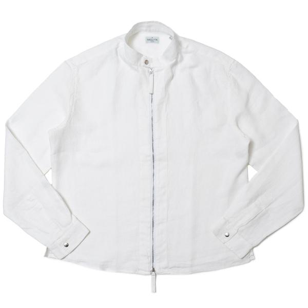BAGUTTA（バグッタ）リネンソリッドシングルシャツライダース BOBO GLW/11913 14...
