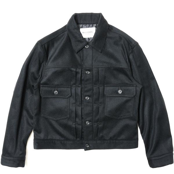 MILA SCHON MILANO（ミラ ショーン ミラノ）ウールカシミアフランネルトラッカージャケ...