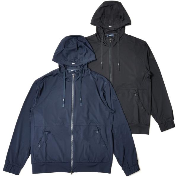 HERNO（ヘルノ）ストレッチナイロンジャージジップフーディー JC000038U-12588S 1...