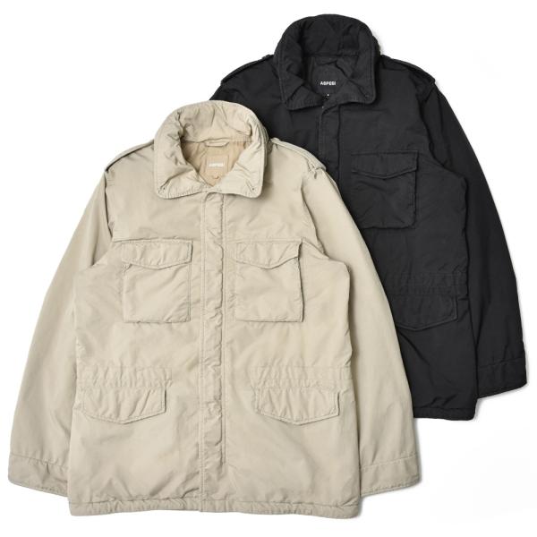 ASPESI（アスペジ）ガーメントダイポリナイロンM-65フィールドジャケット NEWCAMP JA...