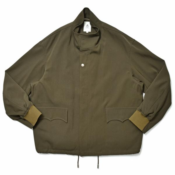 【SALE30】mando（マンド) ウールキャバリーツイルスタンドカラーブルゾン 24394-00...